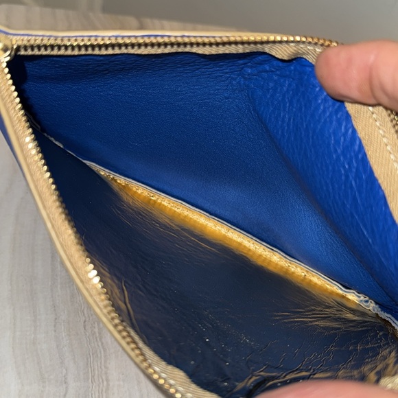 Tory Burch Bag Transparent & Leather Tote Wristlet Set - Picture 9 of 17